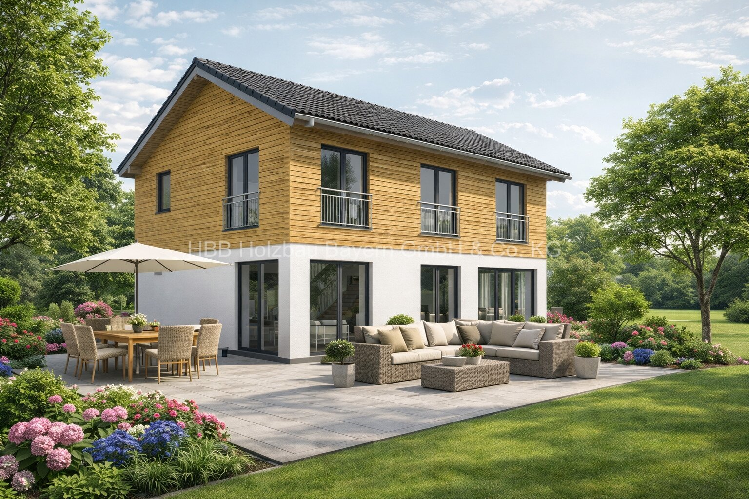 Wörth an der Donau: Nachhaltiges Einfamilienhaus in Wörth an der Donau / Oberachdorf 